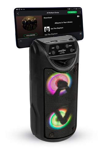 Parlante Portátil Bluetooth 3 X2 Extra Bass Luz Led Rgb