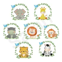 Comprar Matrizes De Bordado Safari Menino 7 Matrizes Pontos Leves 