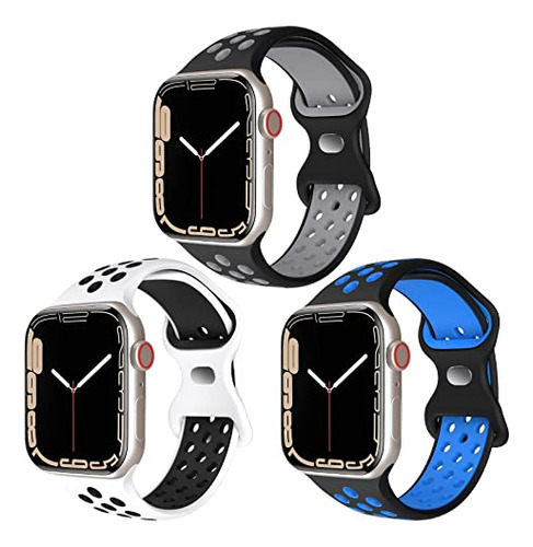 Mosstek Compatible Con Apple Watch Band 38mm 41mm 40mm Para