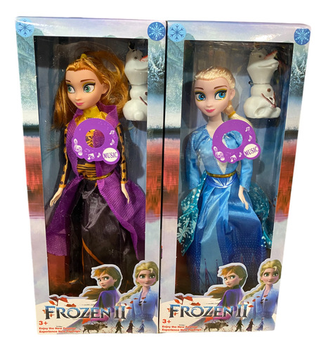Muñeca Frozen Ana O Elsa Con Sonido Precio X1 
