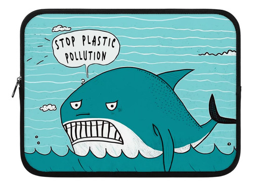 Detener Contaminacion Plastica Funda Para iPad Tableta Cita