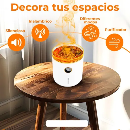 Humidificador Y Difusor De Aromas 2 En 1 Pebetero Eléctrico