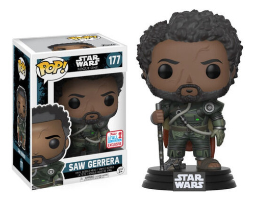 Funko Pop! Original Star Wars #177 Saw Gerrera + Protector