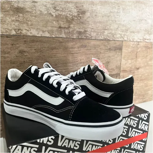T nis Vans Feminino Ultrarange Knu Old Skool Black White