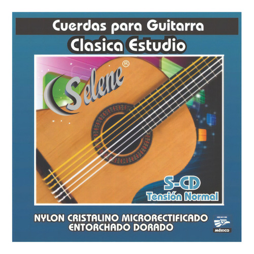 Jgo Cuerdas Guitarra Estudio Juvenil Nylon Cristalino S-cd