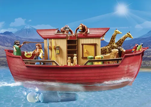 Juguete Playmobil Arca De Noé Exclusivo De Amazon Con Animal