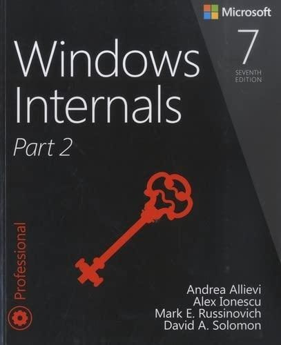 Windows Internals, Part 2 - (libro En Inglés)