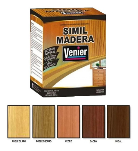 Pintura Simil Madera Venier 0.750 Lts - Ferreteria Capurro