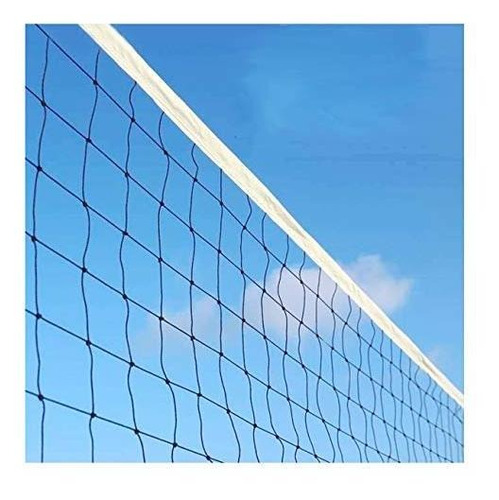 Details about   Red de voleibol estándar de 32x3 pies con red de repuesto de cable de acero 