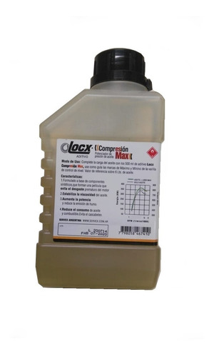 Imagen 2 de 3 de Aditivo Compresion Max Locx Potenciador Aceite Sella Aros