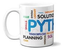 Comprar Caneca Python Linguagem De Programação Presente Criativo