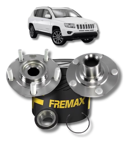 Cubo Roda Dianteira Jeep Compass 2.0 4x2 Com Abs 2012 À 2016