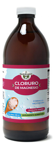 Cloruro De Magnesio 500 Ml Pasiguaro Sabor Sin sabor
