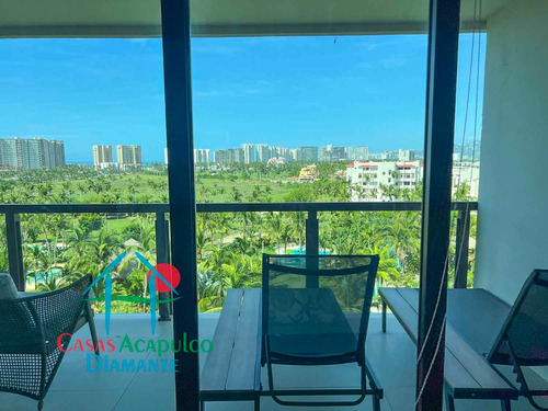 Cad La Isla Ibiza B7. Terraza Con Vista A Las Albercas Y Áreas Comunes