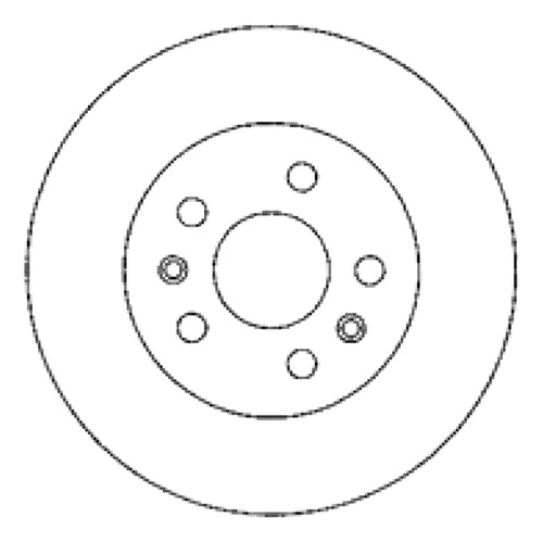 Disco Freno Delantero (278mm) Vw Kombi 1600 (2 Carb) 77-82