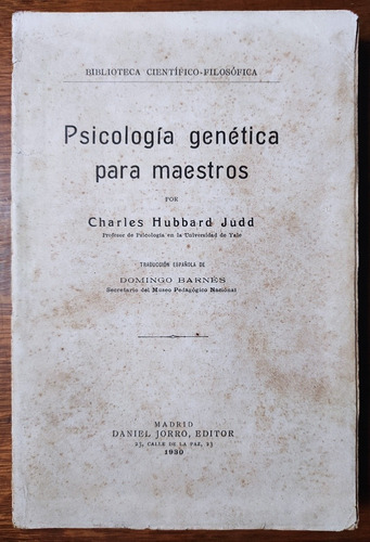 Psicología Genética Para Maestros Charles Hubbard