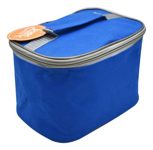 Lonchera De Poliéster Azul Lb15bc-18x Basic City Liso