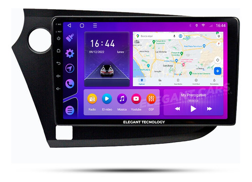 Autoradio Android Honda Insight 2009-2014 8core 2+32gb Qled