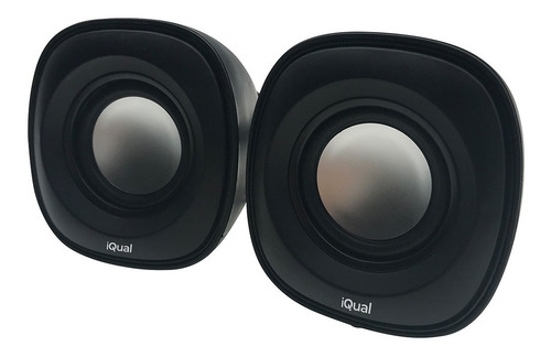 Imagen 1 de 3 de Parlantes Multimedia Iqual Sph010 Pc Notebook Miniplug Gtia