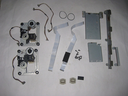 Par De Botones Usados Pa Cd Player Denon Dn-d4500 Y + Modelo (Usado)