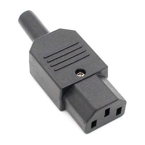 Plug Ac Tripolar C13 10a Fêmea 20 Unidades
