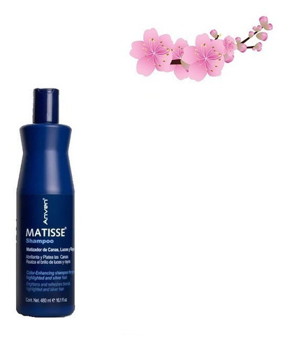 Anven Shampoo Matizador De Canas Y Rayos Matisse 480 Ml.