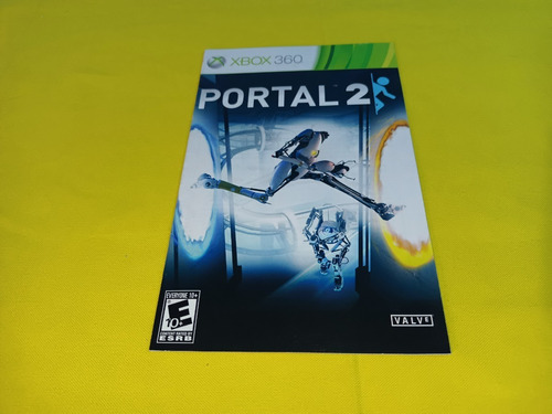 Manual Original Portal 2 Xbox 360 