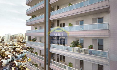 Ap 3 Dorm 2 Vagas Guilhermina, Sinal R$ 56mil - Vesa1098