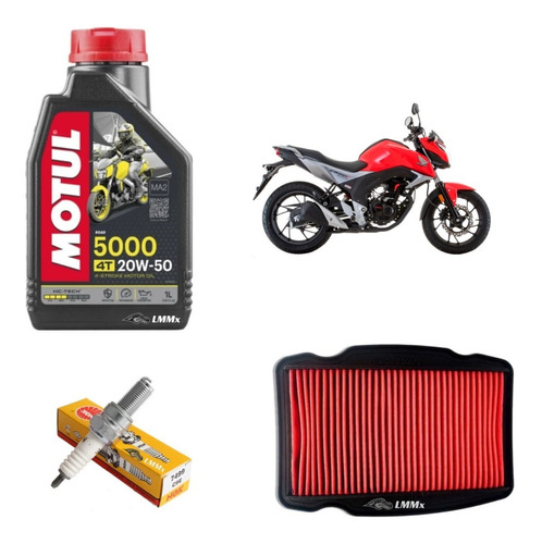 Kit Afinación Honda Invicta Cb160f Premium