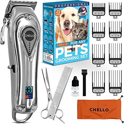 Full Metal Professional Dog Clippers For Grooming, Dog ...