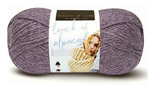 Lion Brand Yarn Touch Of Alpaca Hilo De Alpaca, Color Morado