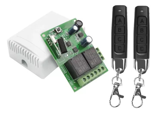 Receptor Rele Sem Fio 2 Canais Contato Seco 2 Control 5~245v