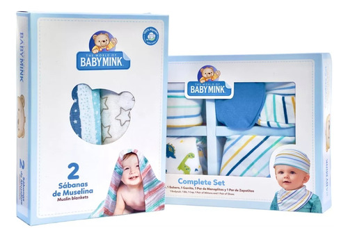 Baby Mink Kit Complete Set + Sabanas De Muselina Para Bebe