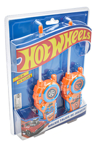 Walkie Talkie Hot Wheels 70m De Alcance Toymark Naranja