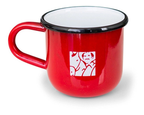 Taza Mug Juan Valdez Peltre Clásico Color Rojo 12.5 Oz