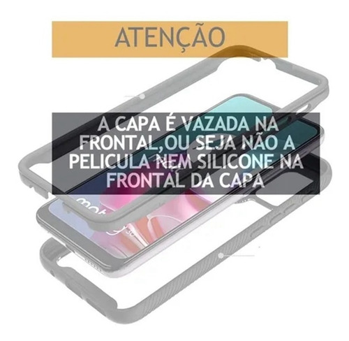 Capa Case Frente E Verso Protetora Para Celular Moto E32