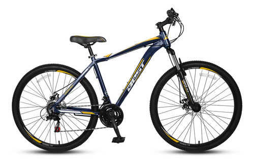 Bicicleta Best De Hombre Lance Aro 29 Azul/amarillo