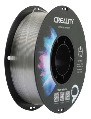 Filamento Creality Cr-petg Natural Translucido Impressora 3d