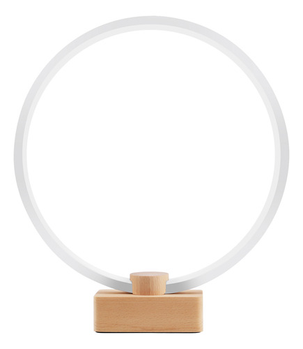 Lámpara Led De Mesa De Madera, Moderna, Simple, Regulable Po