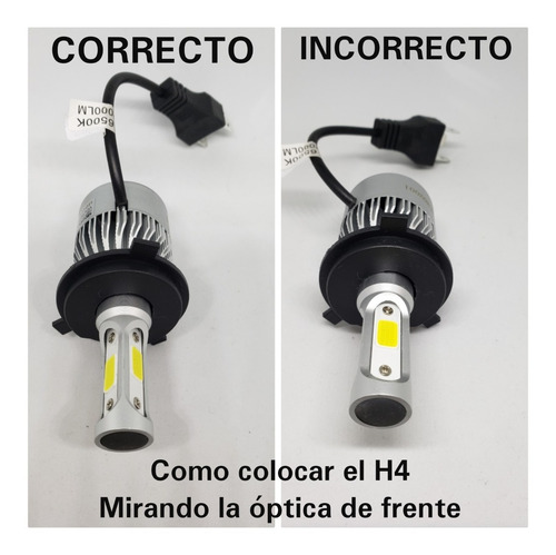 Bi Led Cree Moto S6 Plus 22000 Lumens H4 O Hs1 Alta Y Baja
