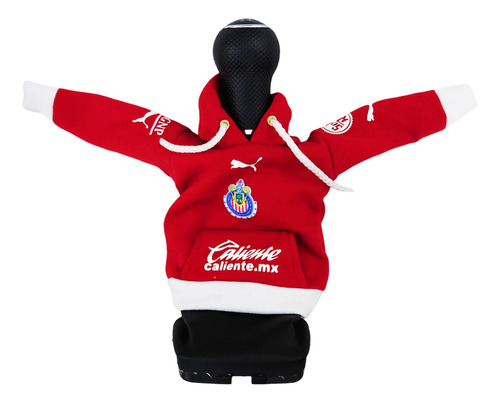 Funda Para Palanca Velocidades Sudadera Fútbol Chivas Rojo