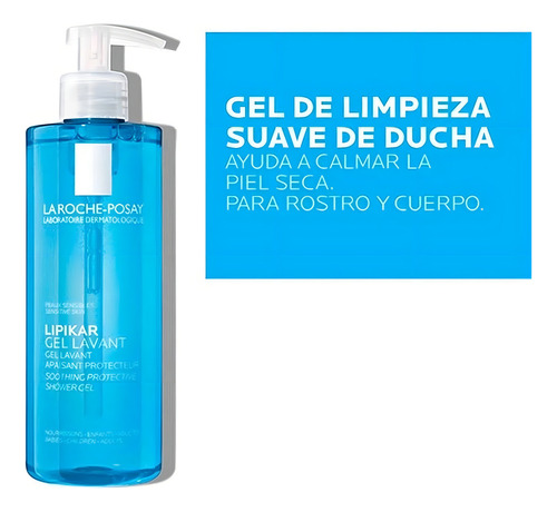 Gel De Limpieza La Roche-posay Lipikar 400ml Piel Sensible Neutra
