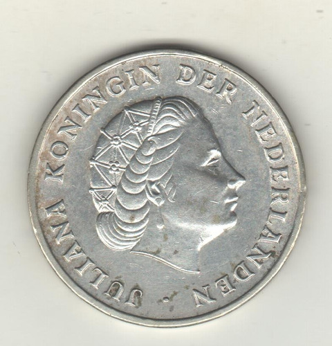 Antillas Holandesas 1 Gulden De Plata Año 1952 - Km 2 - Unc