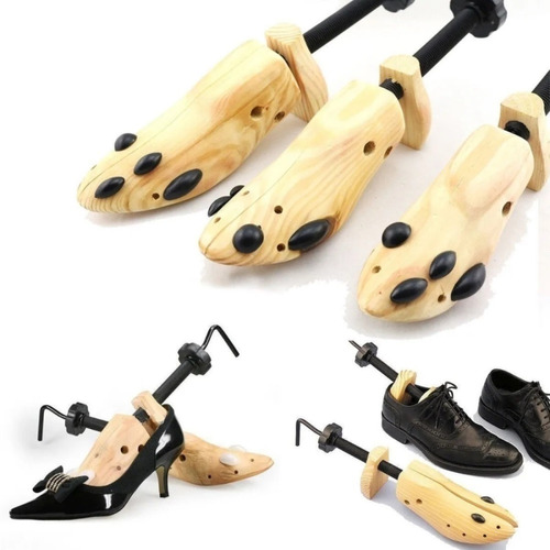 Hormas De Madera Para Zapatos Ajustables - Tallas S M L