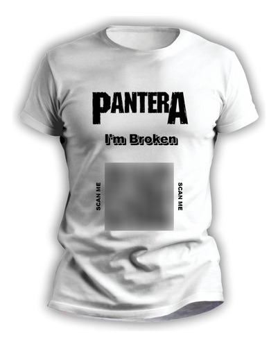 Remera Heavy Personalizada De Hombre Mujer Qr Pantera - 3222