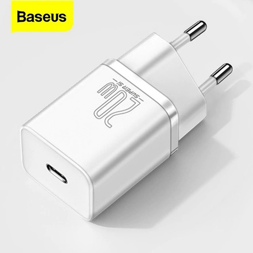 Imagem 1 de 8 de Carregador Tomada Usb Pd Quick Charge 20w iPhone 12 Baseus