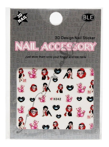Stickers Para Uñas De Dibujos Animados Manicure 2 Unidades | Cuotas sin interés Stickers Para Uñas De Dibujos Animados Manicure 2 Unidades | Cuotas sin interés
