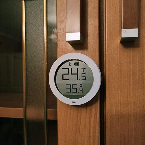 Imagem 3 de 9 de Sensor Medidor De Temperatura E Umidade Bluetooth Xiaomi