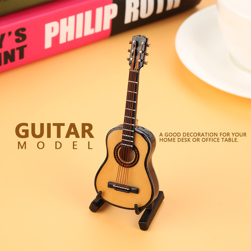 Mini Musical Con Pantalla De Madera En Miniatura Para Decora