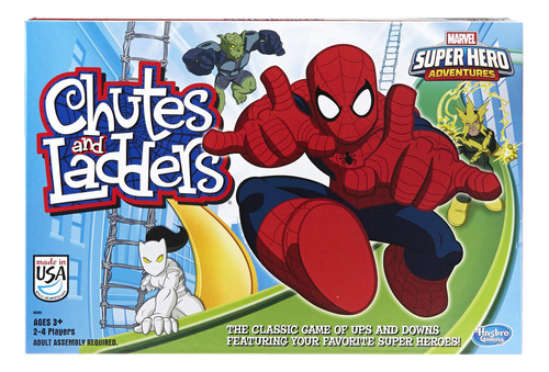Juego Toboganes Y Escaleras De  Spider-man Web Warriors  Por